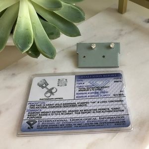 Diamond Stud Earrings